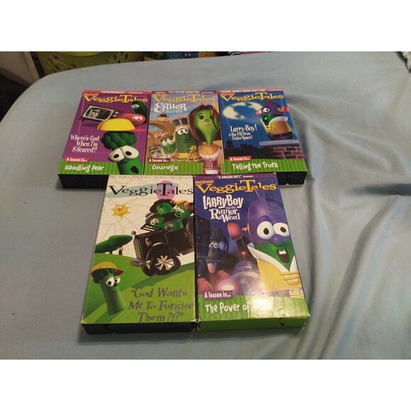 VeggieTales VHS Tapes Lot Of 5.  Big Idea.  Lot H - Picture 1 of 5